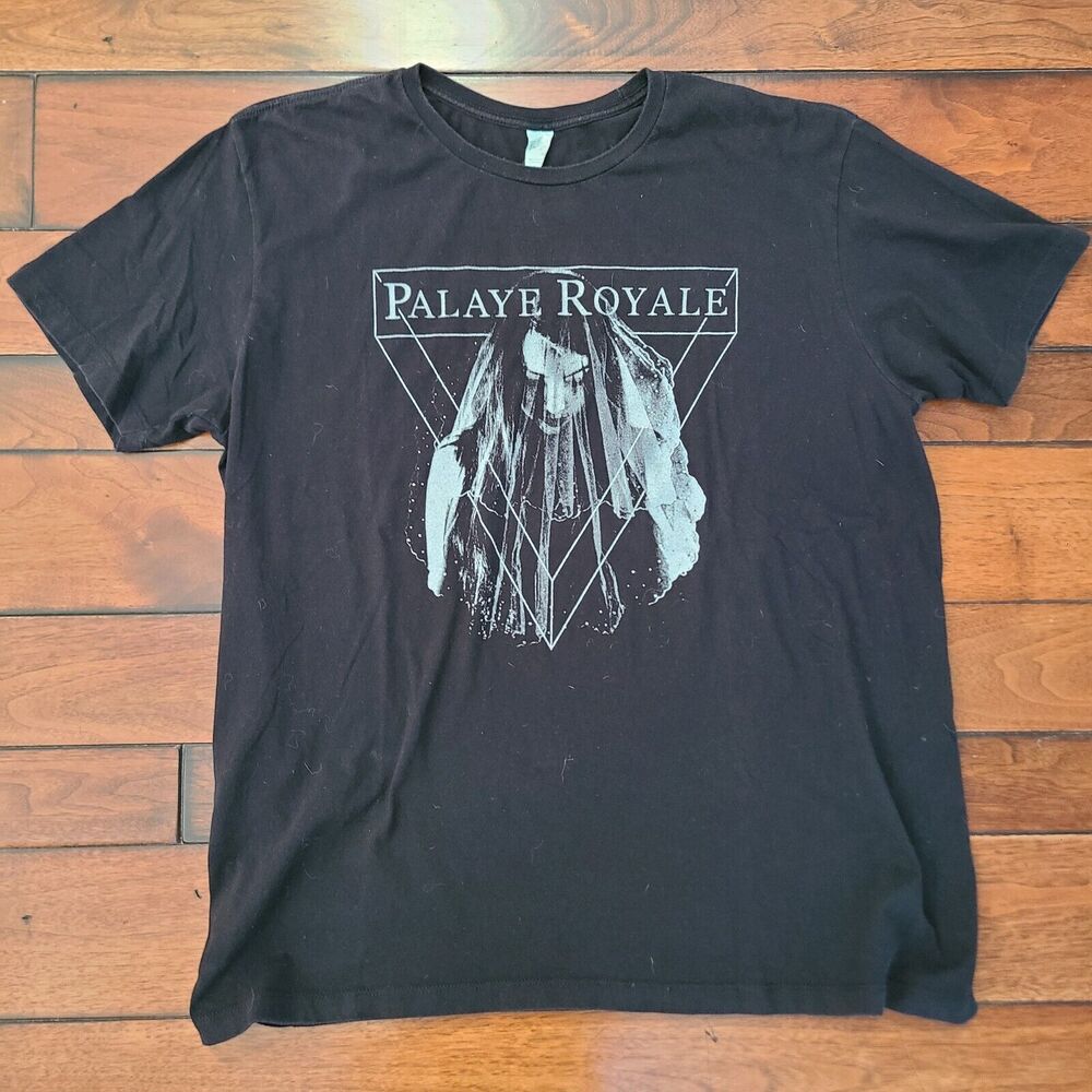 PALAYE ROYAL T Shirt Men's XL Bride Veil Band Tee Black Tour